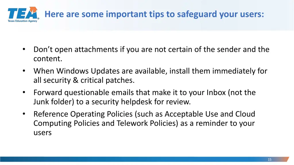 here are some important tips to safeguard your 1