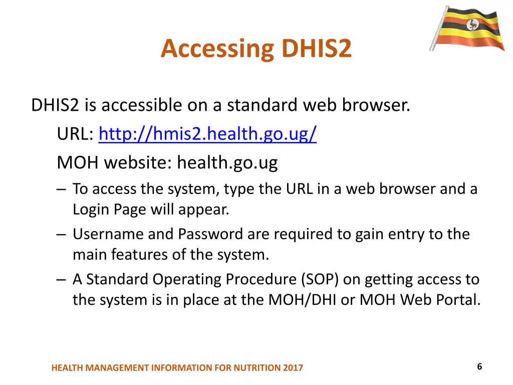 accessing dhis2