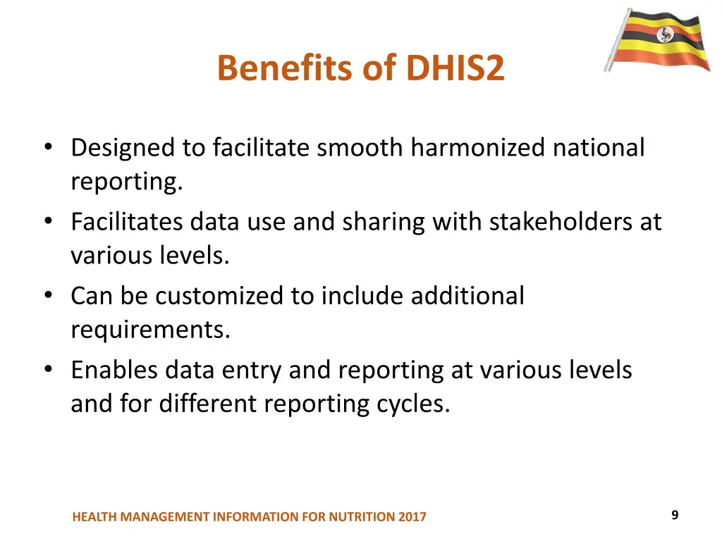 benefits of dhis2