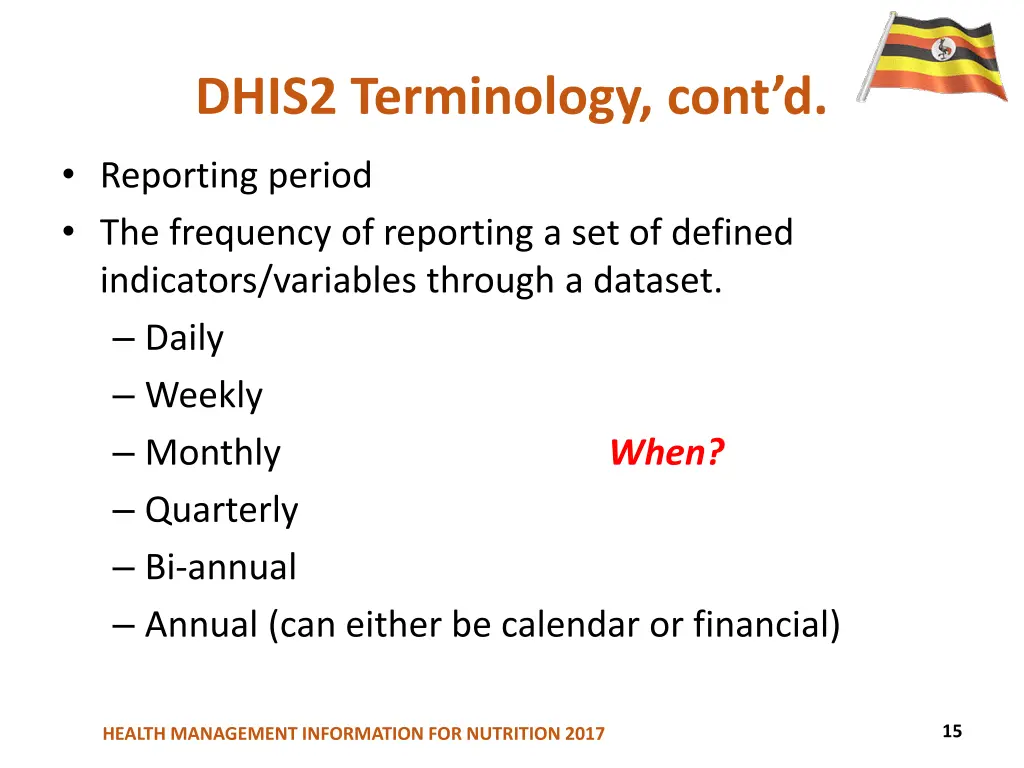 dhis2 terminology cont d 2