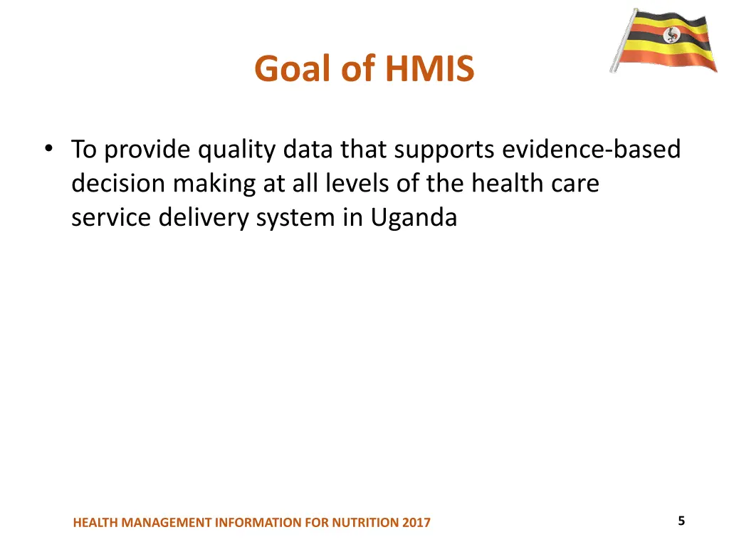 goal of hmis