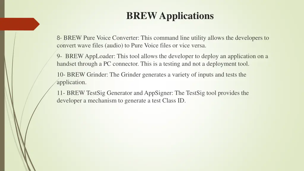 brew applications 2