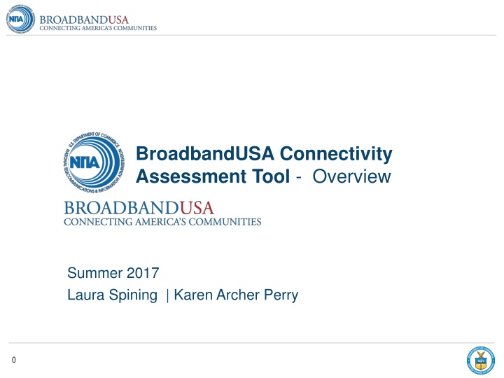 broadbandusa connectivity assessment tool overview