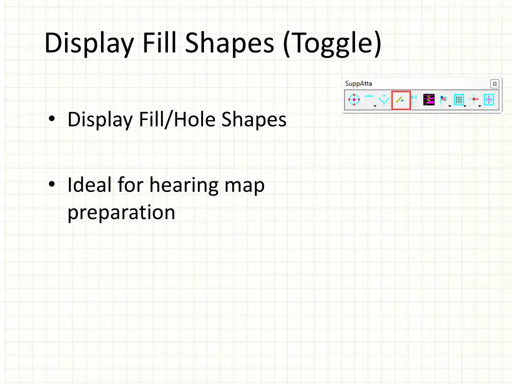 display fill shapes toggle