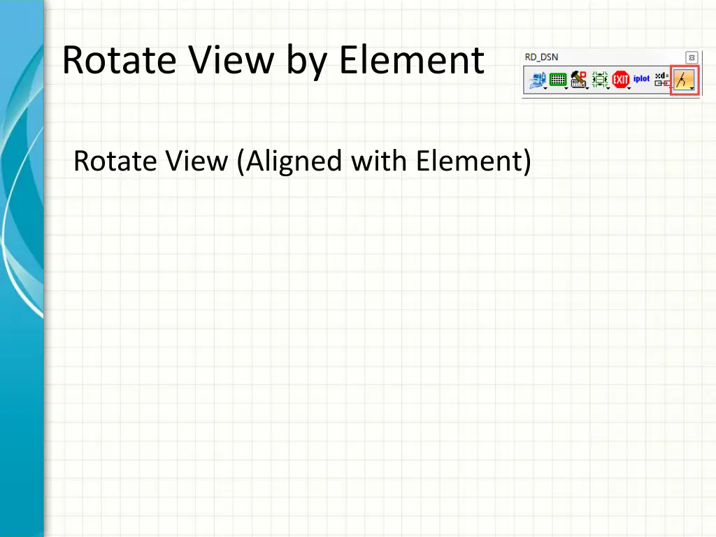 rotate view by element