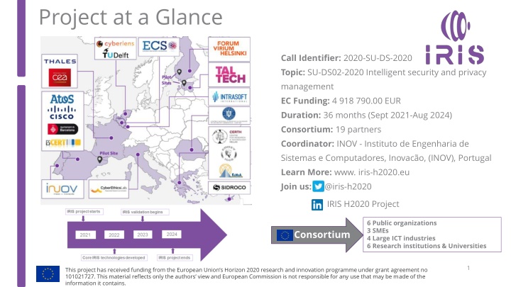 project at a glance