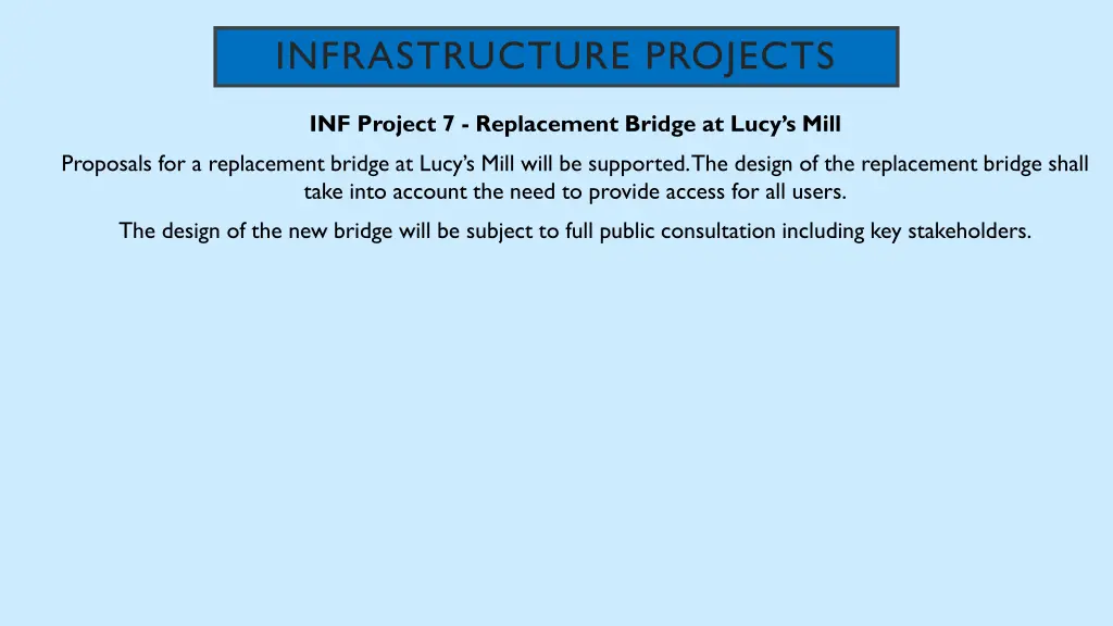 infrastructure projects 8