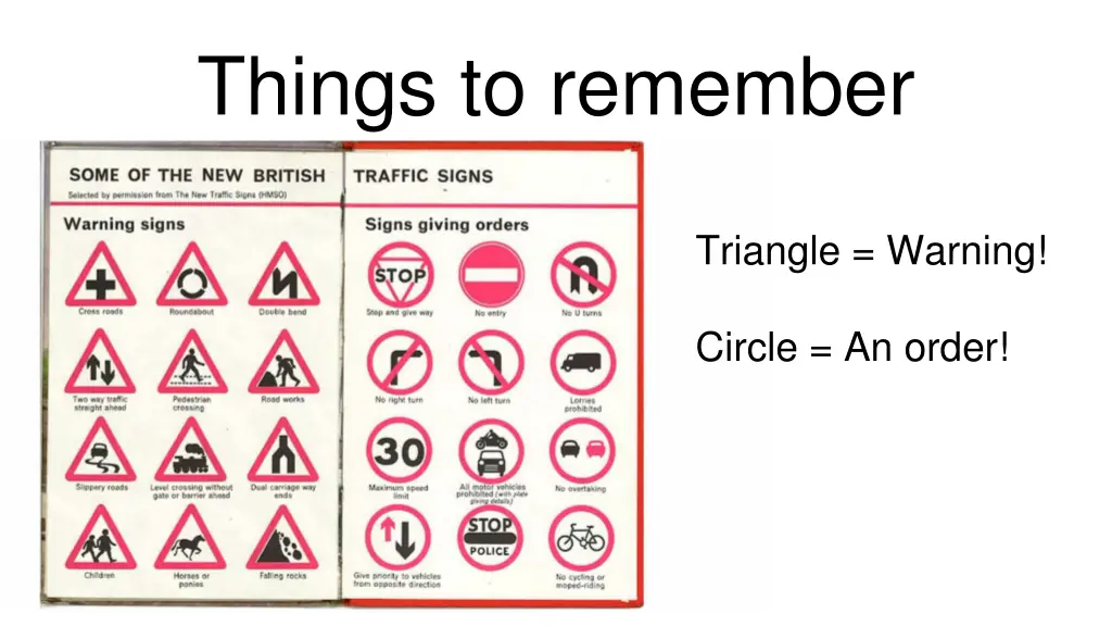 things to remember