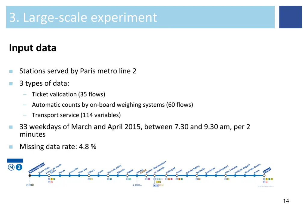 3 large scale experiment