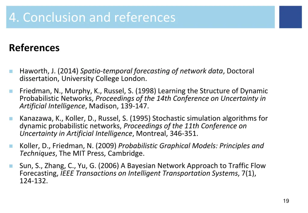 4 conclusion and references 1