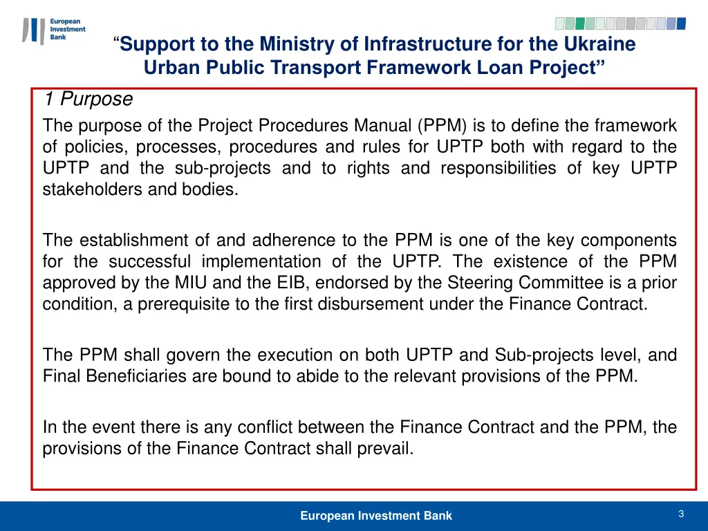 support to the ministry of infrastructure 2