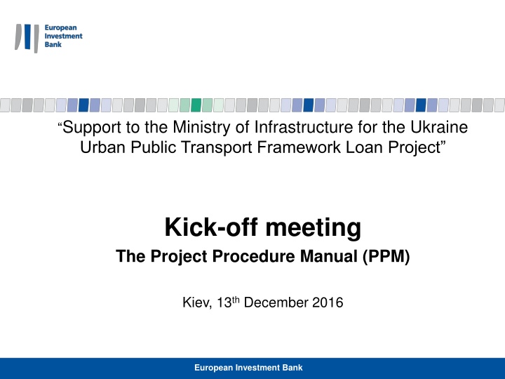 support to the ministry of infrastructure