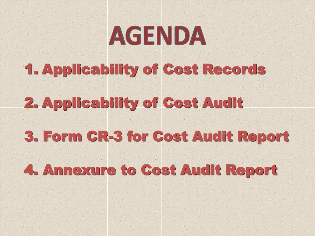 1 1 applicability of cost records applicability