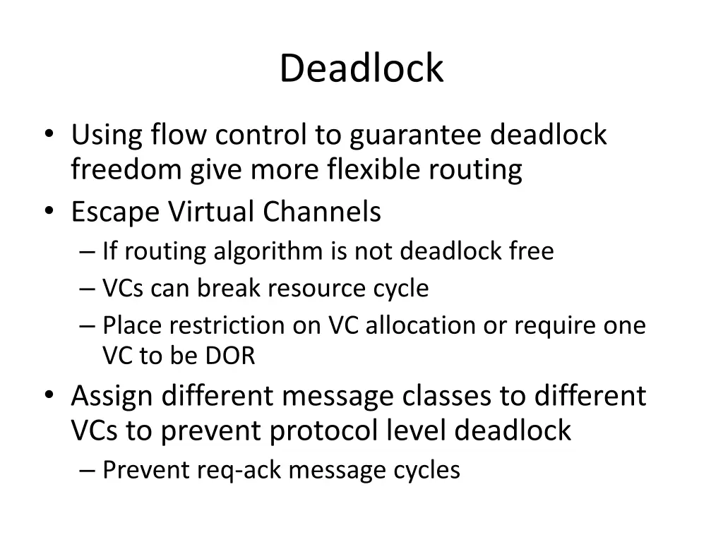 deadlock