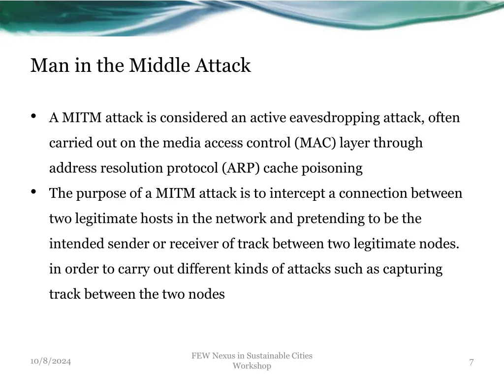 man in the middle attack