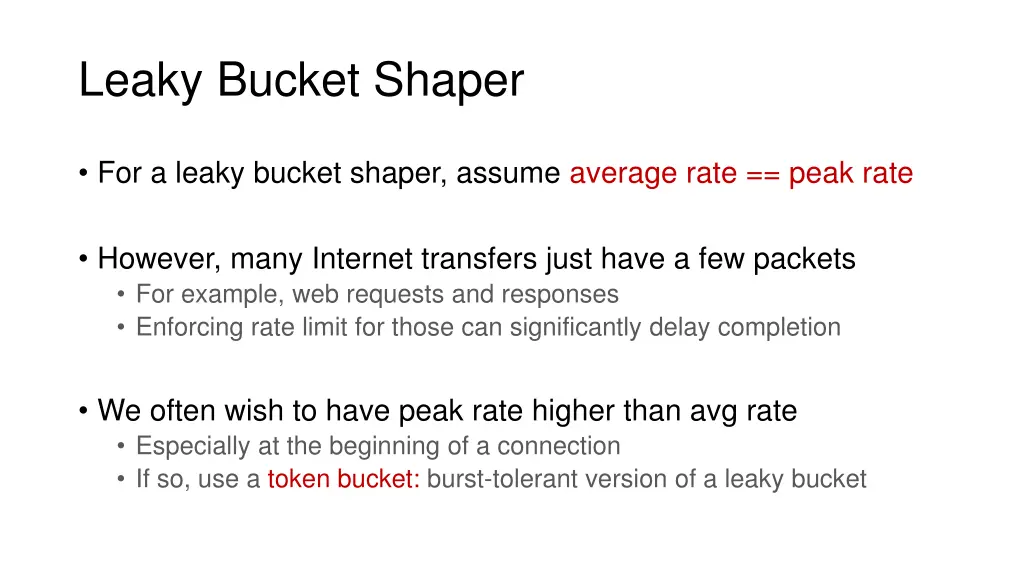 leaky bucket shaper 2