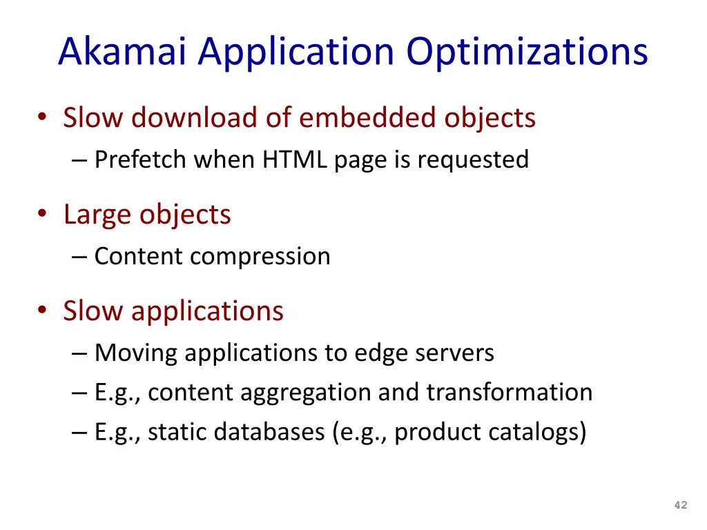 akamai application optimizations