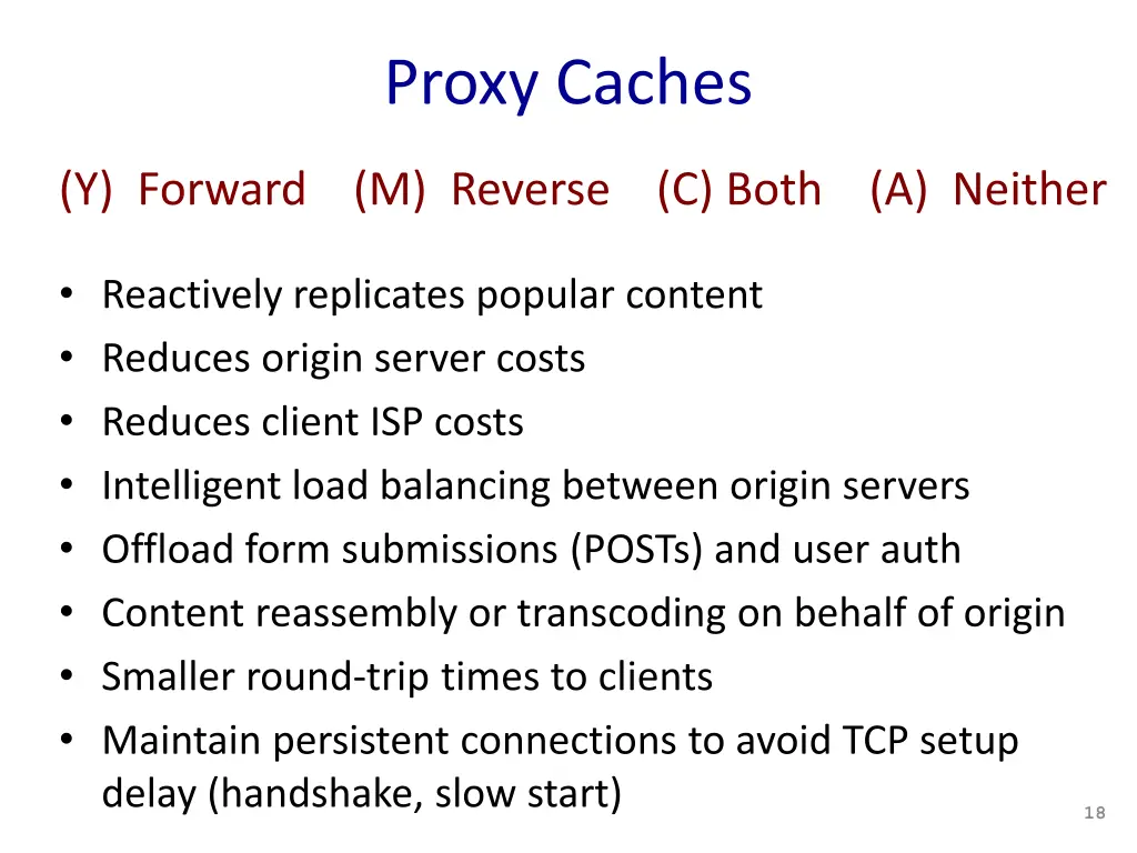 proxy caches 1