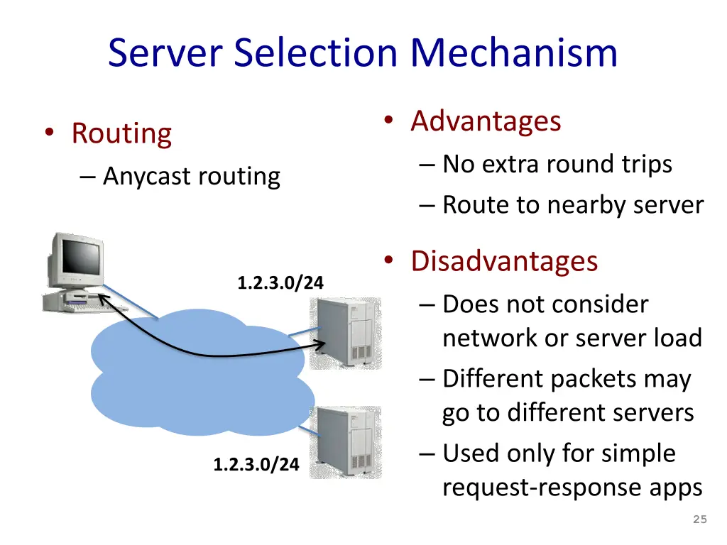 server selection mechanism 1