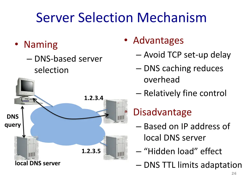 server selection mechanism 2