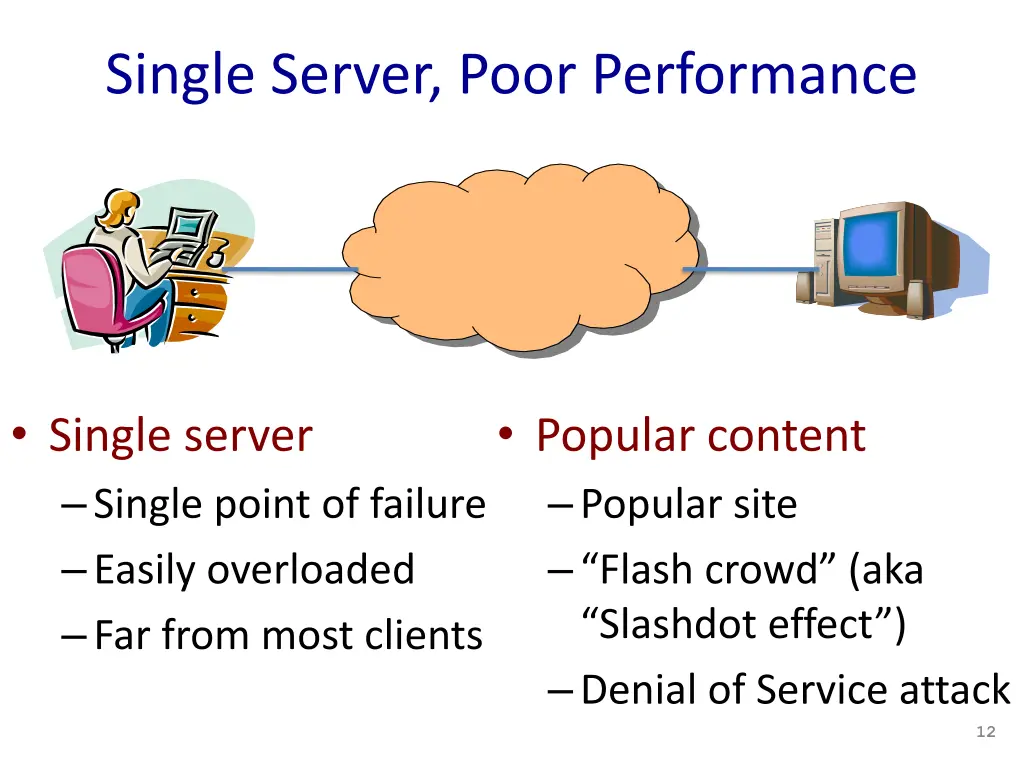 single server poor performance