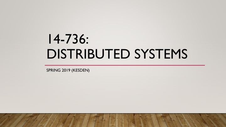 14 736 distributed systems