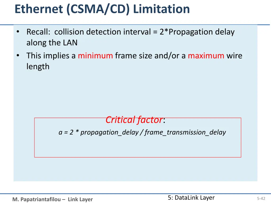 ethernet csma cd limitation