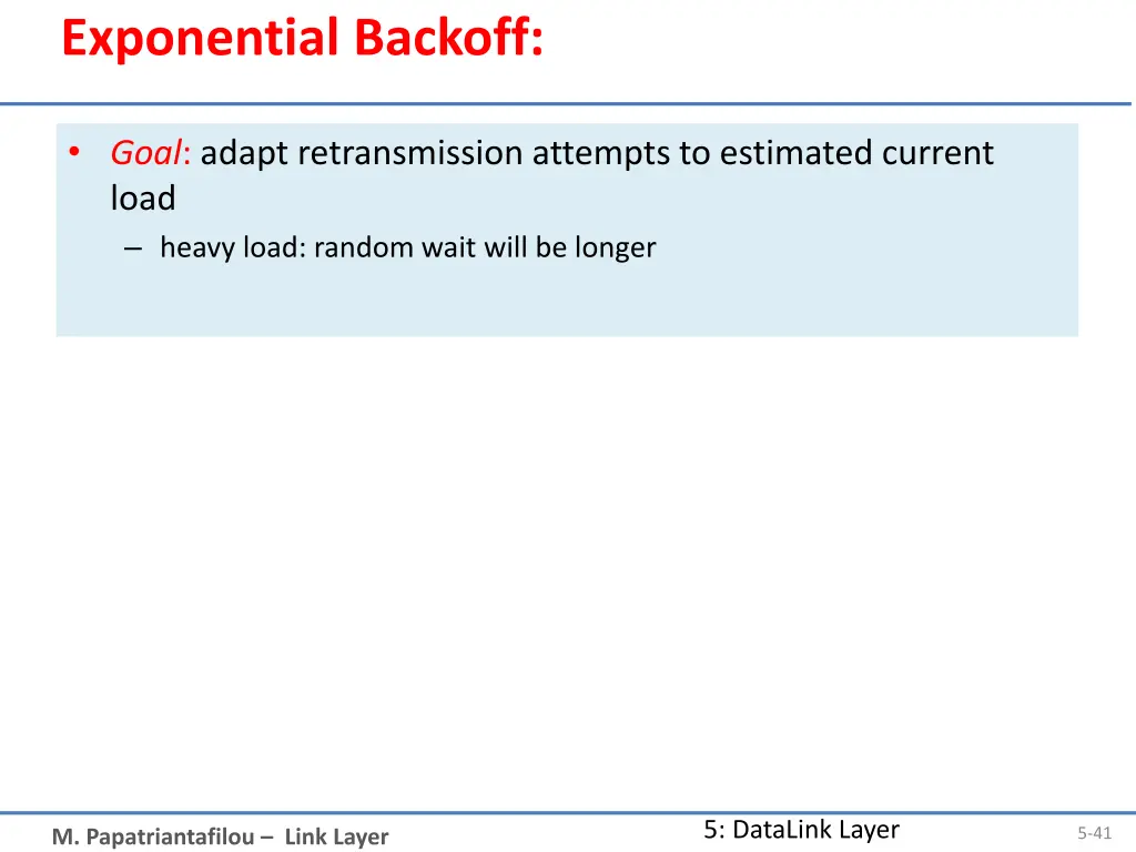 exponential backoff