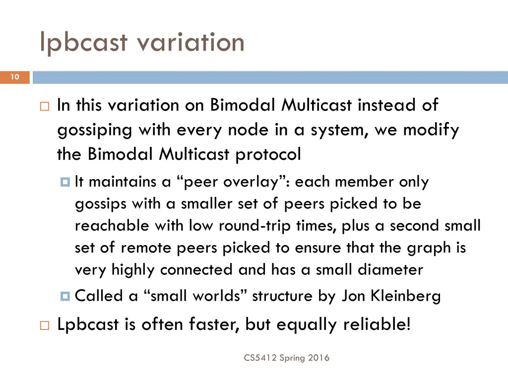 lpbcast variation