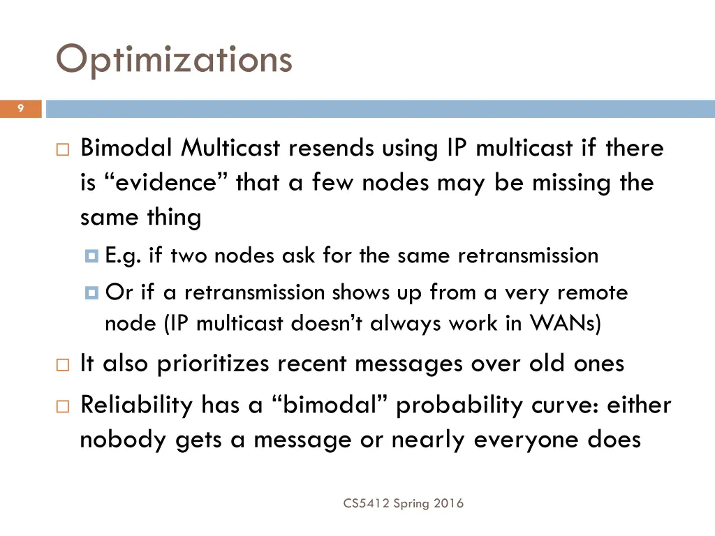 optimizations