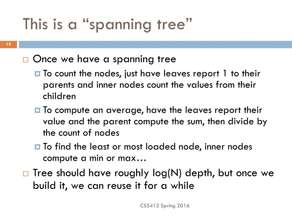 this is a spanning tree