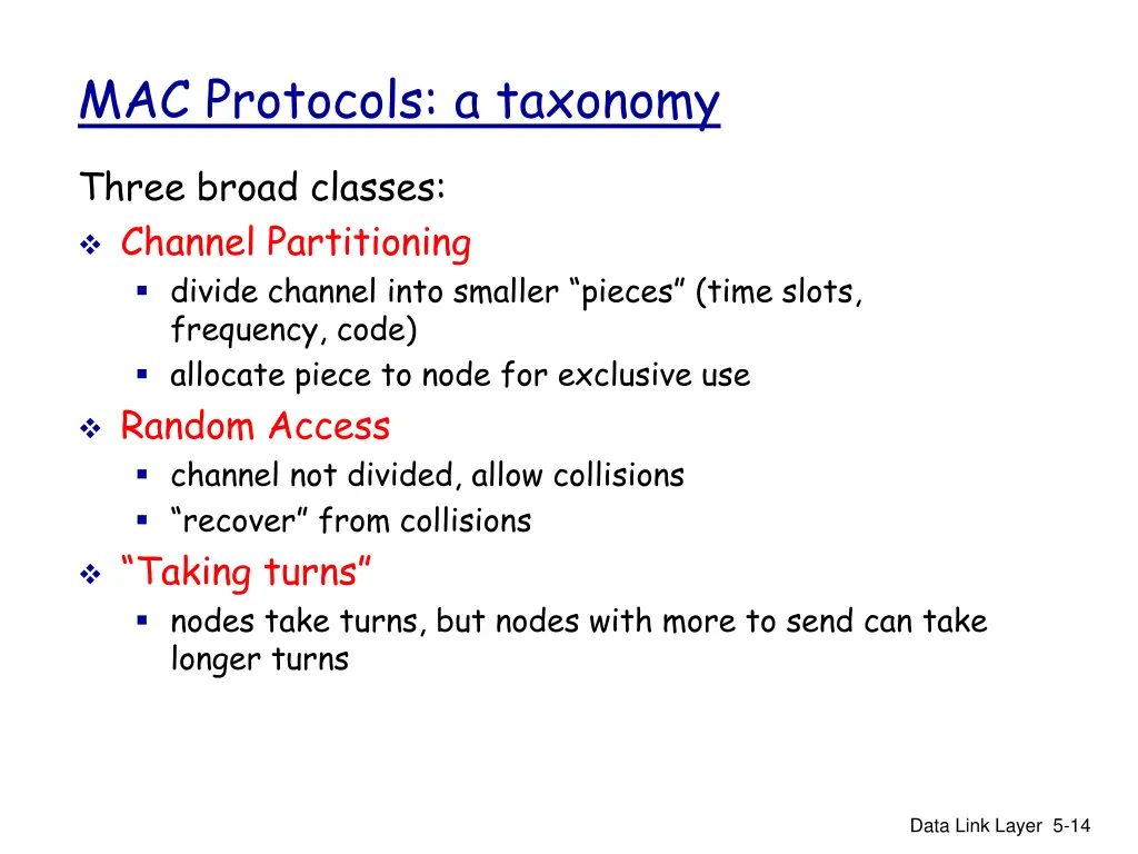 mac protocols a taxonomy