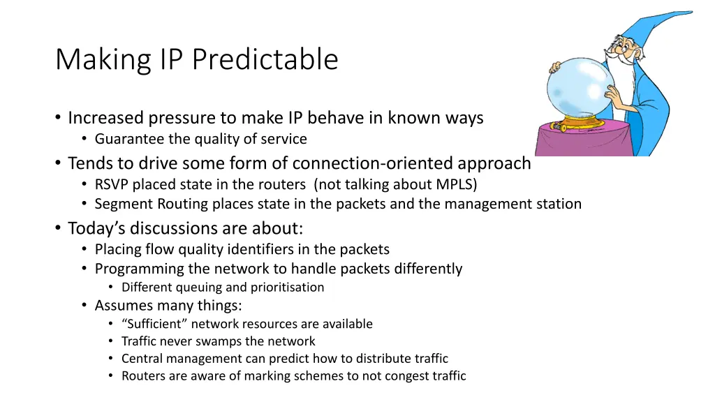 making ip predictable