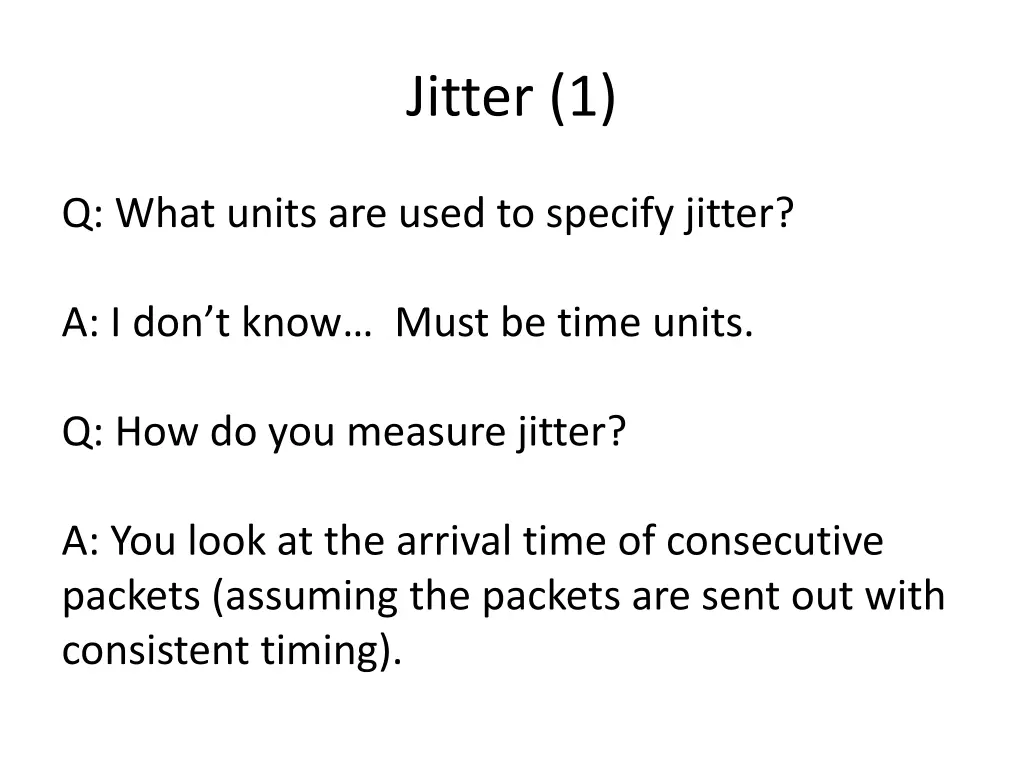 jitter 1