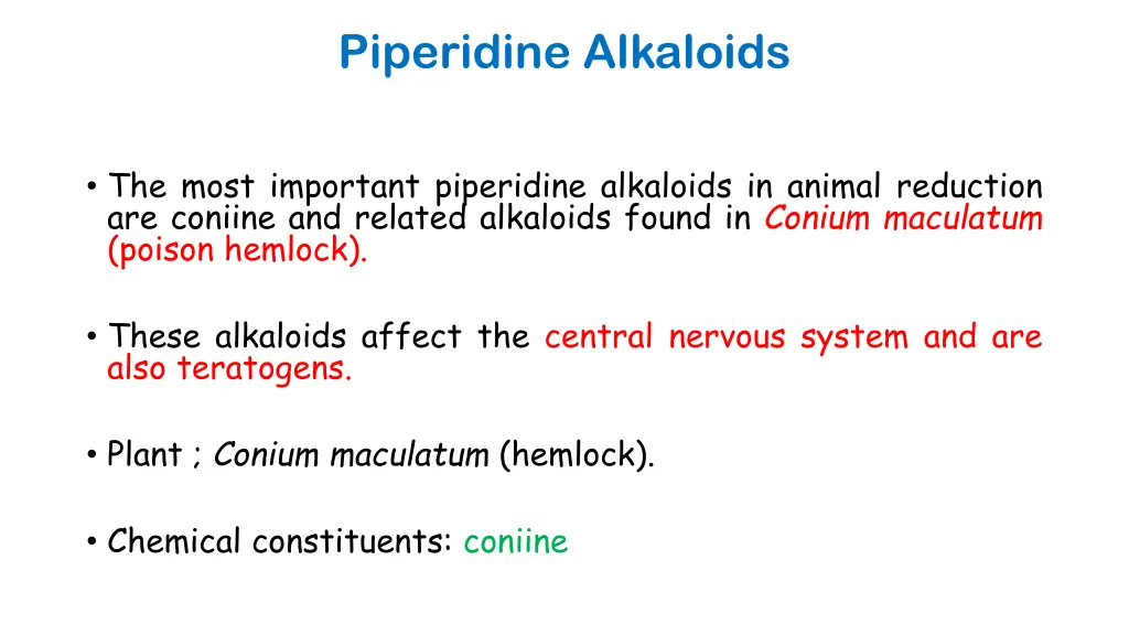 piperidine alkaloids