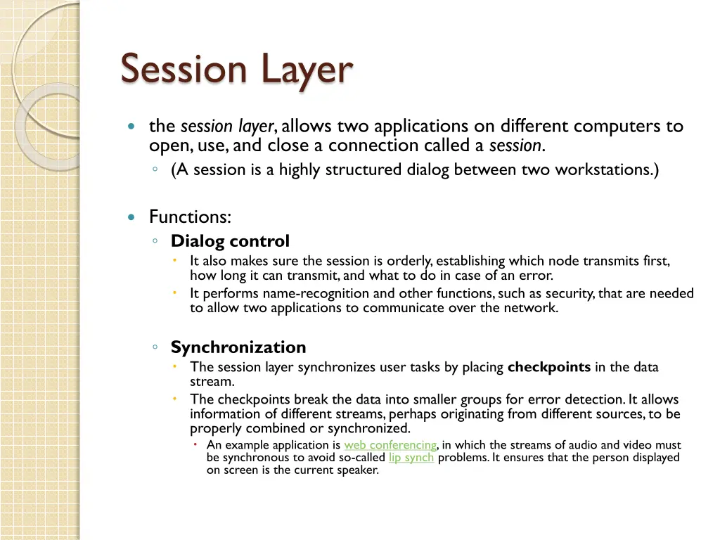 session layer