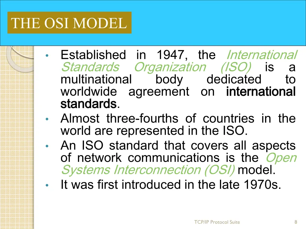 the osi model