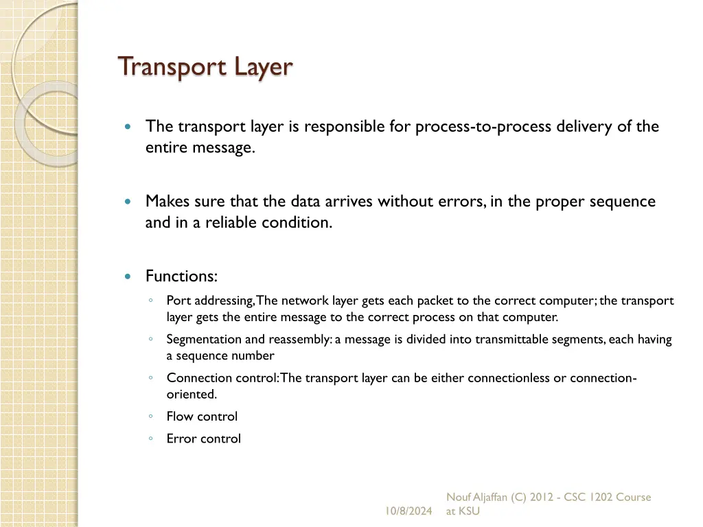 transport layer