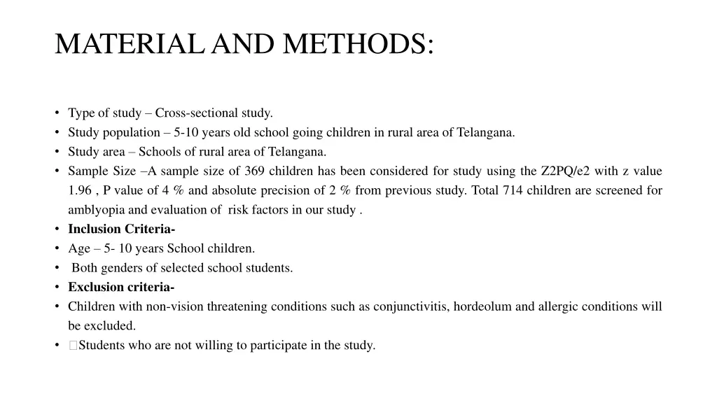 material and methods