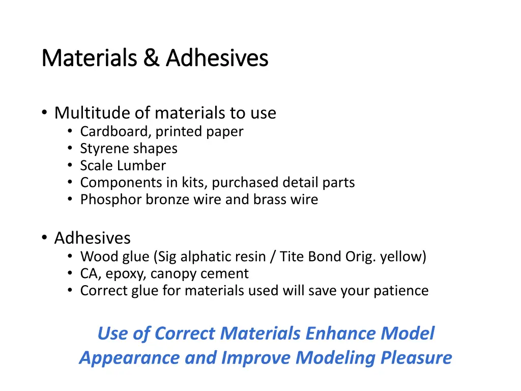 materials adhesives materials adhesives