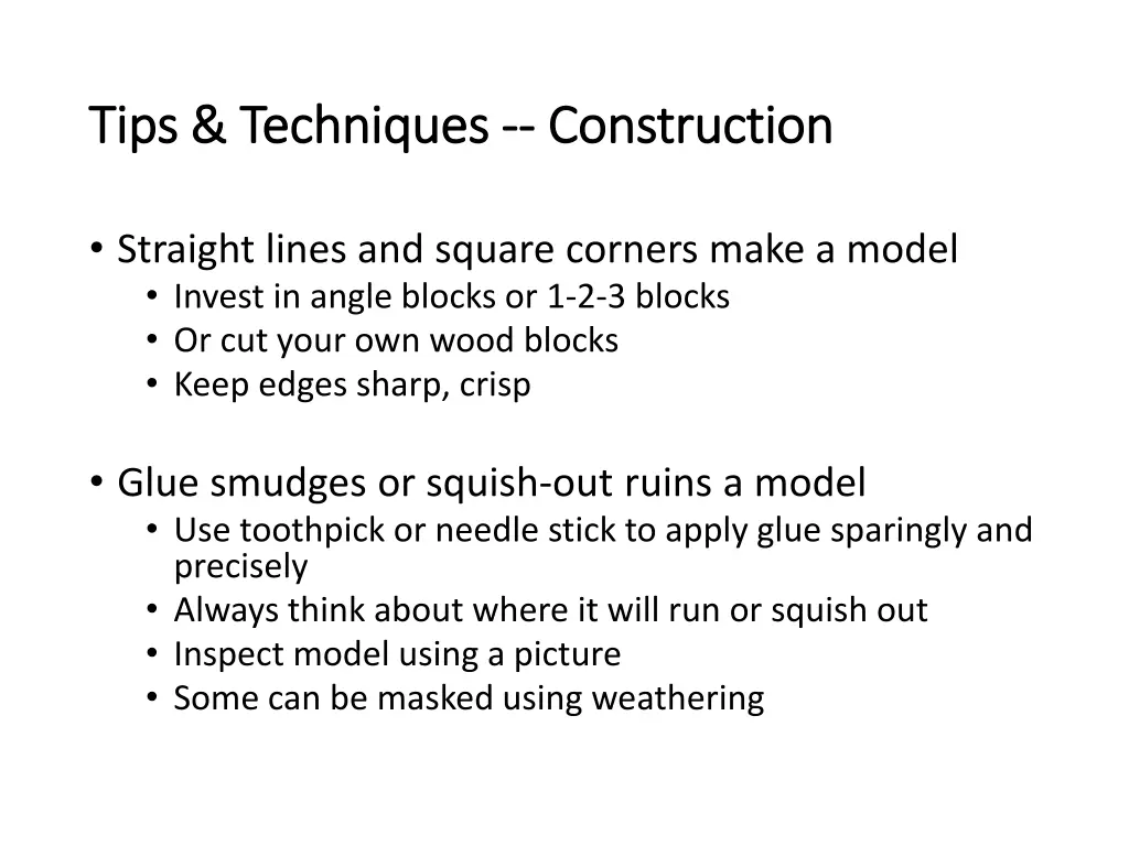 tips techniques tips techniques construction