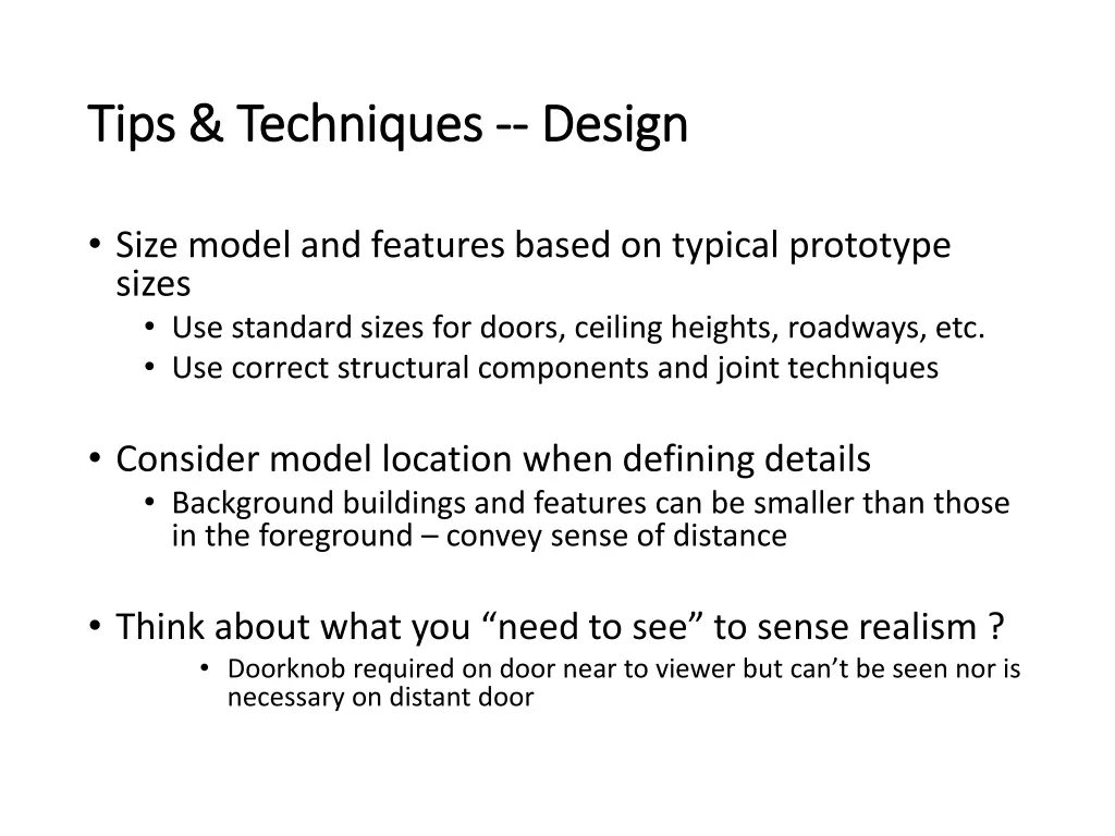 tips techniques tips techniques design