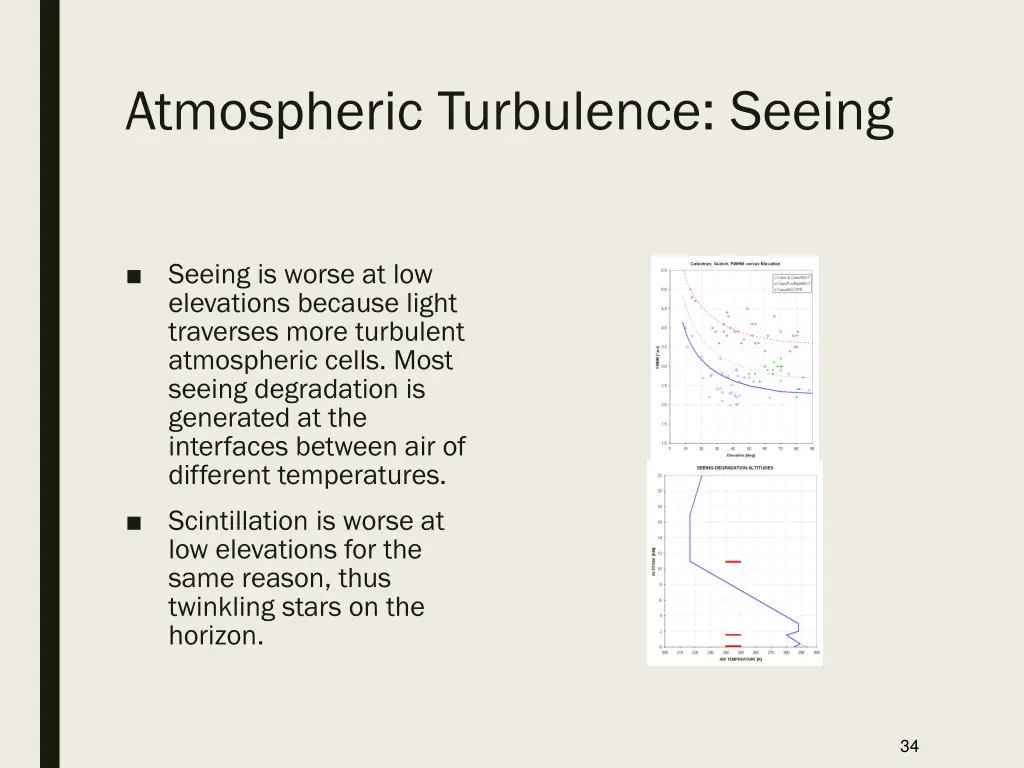 atmospheric turbulence seeing