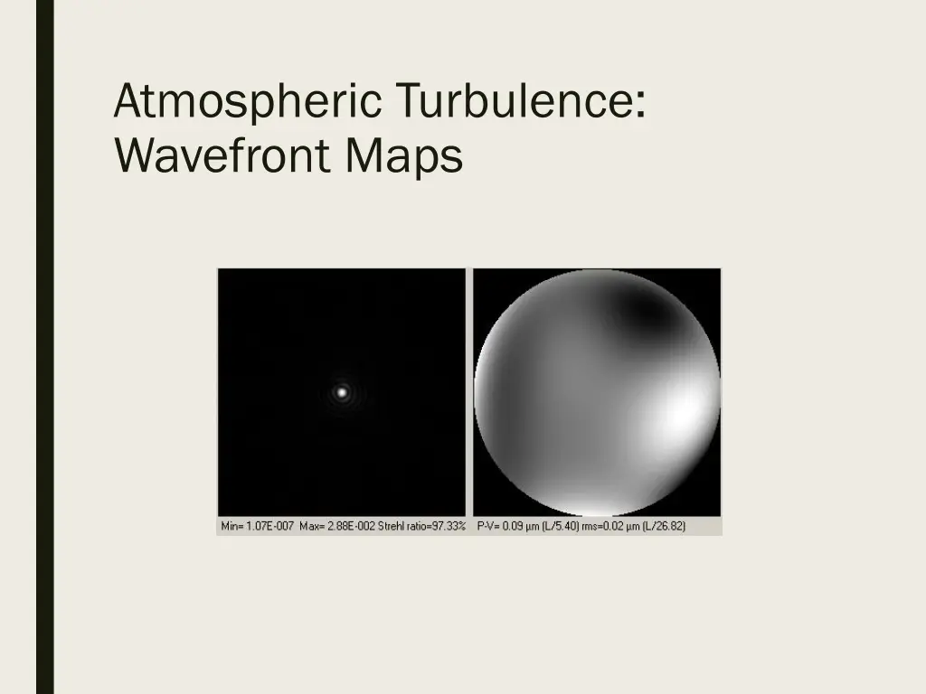 atmospheric turbulence wavefront maps 1