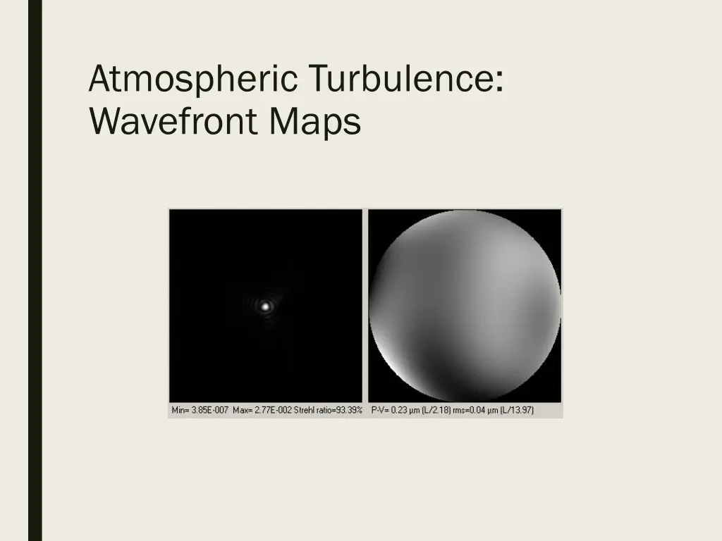 atmospheric turbulence wavefront maps 2