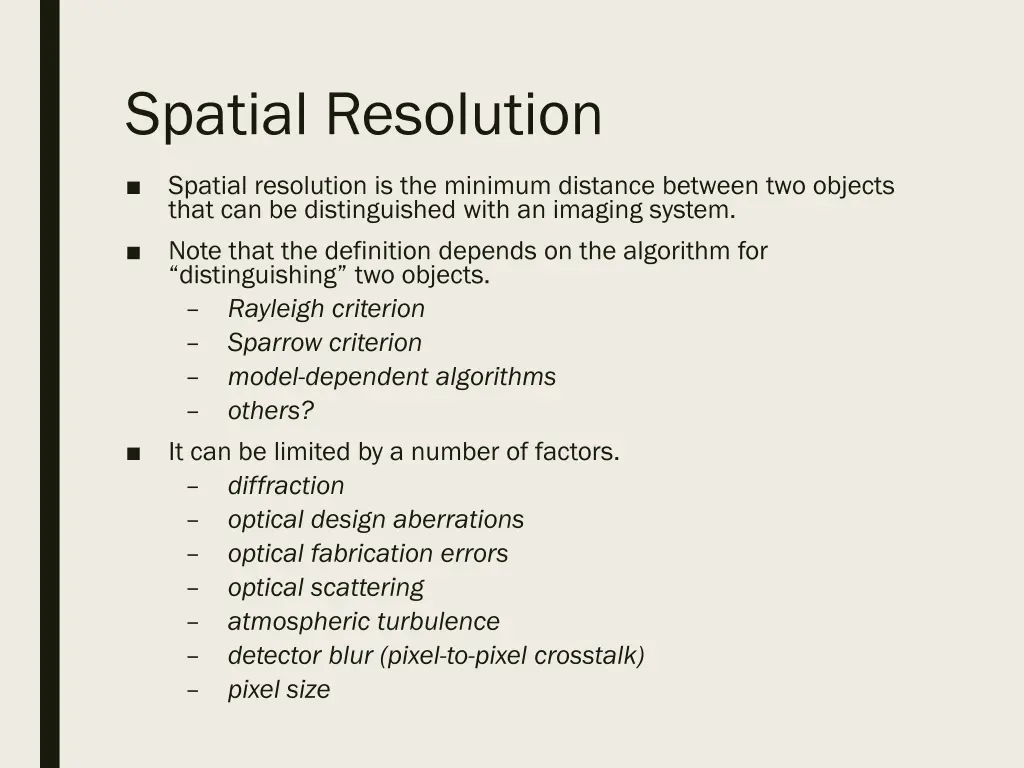 spatial resolution 1