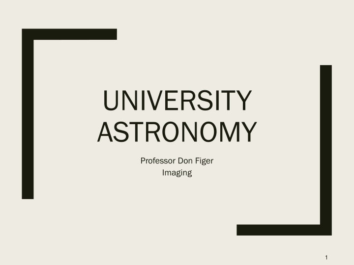 university astronomy