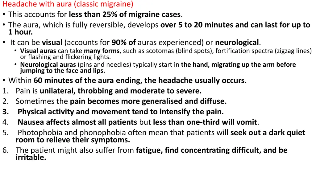 headache with aura classic migraine this accounts