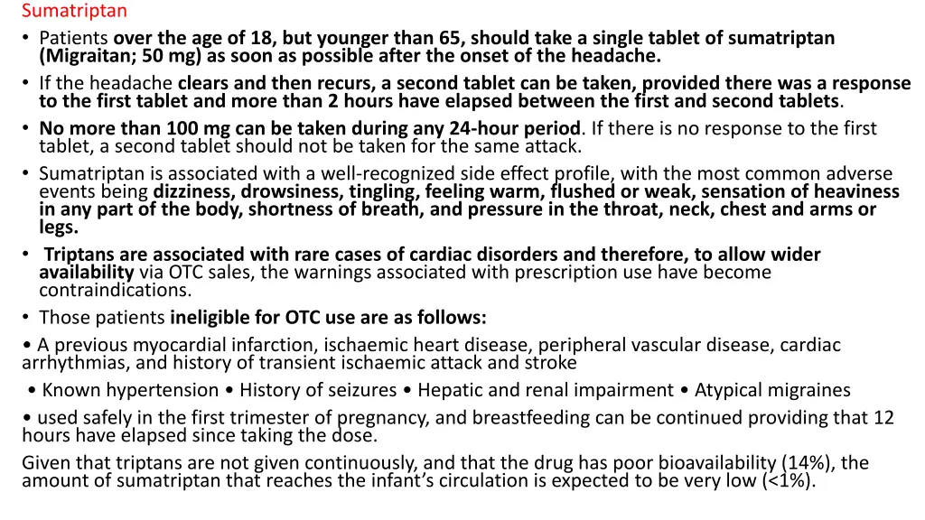 sumatriptan patients over