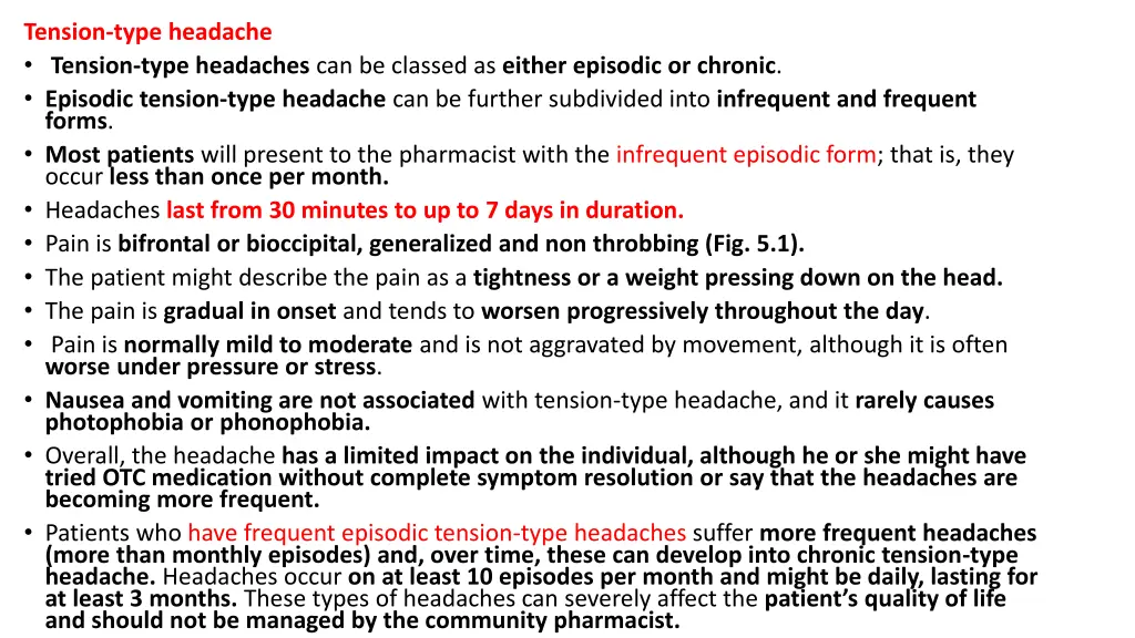 tension type headache tension type headaches